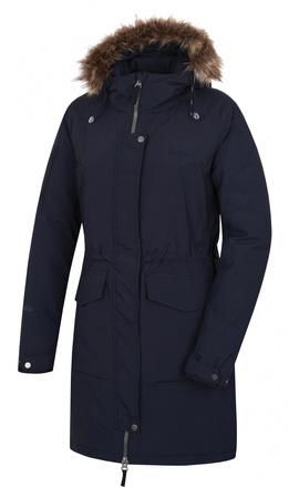 Husky Dámský zimní kabát Nelidas L černomodrá M