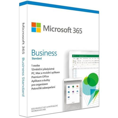 Microsoft 365 Business Standard All Lng - předplatné na 1 rok - elektronická licence, KLQ-00211