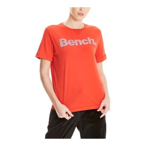 triko BENCH - Core Logo T-Shirt August Bright Red (RD038) velikost: M