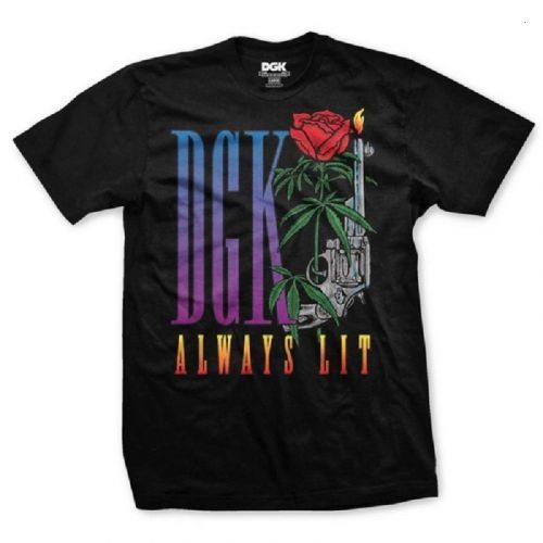 triko DGK - Always Lit Tee Black (BLACK)