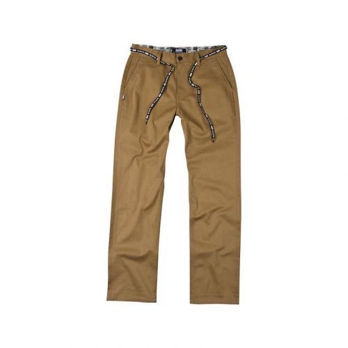 kalhoty DGK - Street Chino Pants Dark Khaki (DARK KHAKI) velikost: 30