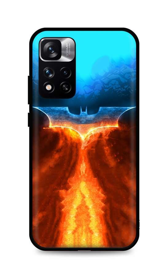 Kryt TopQ Xiaomi Redmi Note 11 Pro silikon Fiery Batman 67954
