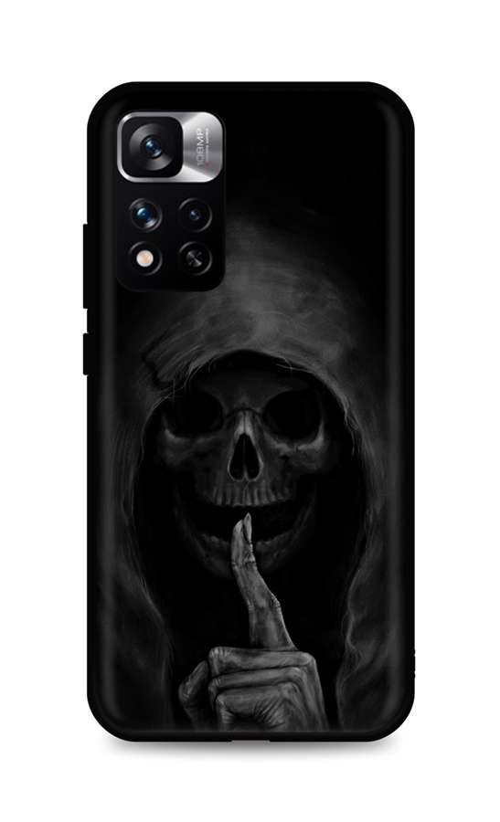 Kryt TopQ Xiaomi Redmi Note 11 Pro silikon Dark Grim Reaper 67938