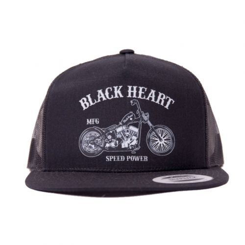 BLACK HEART Bobber BLK Trucker černá
