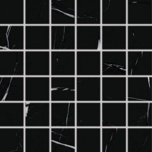 Mozaika Rako Flash černá 30x30 cm mat DDM06833.1