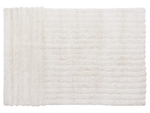 Mujkoberec.cz Vlněný koberec Dunes - Sheep White - 80x140 cm Bílá