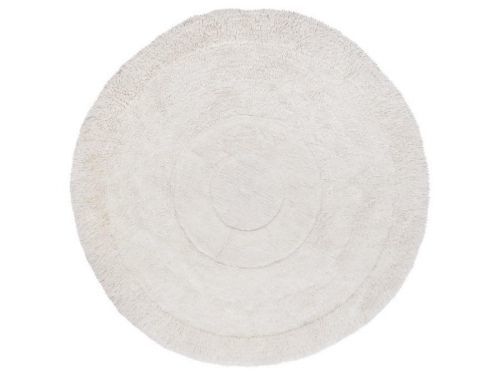 Mujkoberec.cz Vlněný koberec Arctic Circle - Sheep White - 250x250 (průměr) kruh cm Bílá