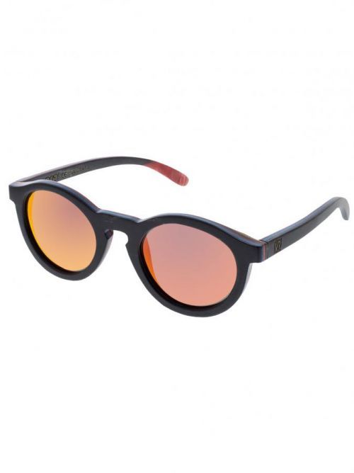 VeyRey Sluneční brýle dřevěné polarizační Hornbeam červená skla SG0386