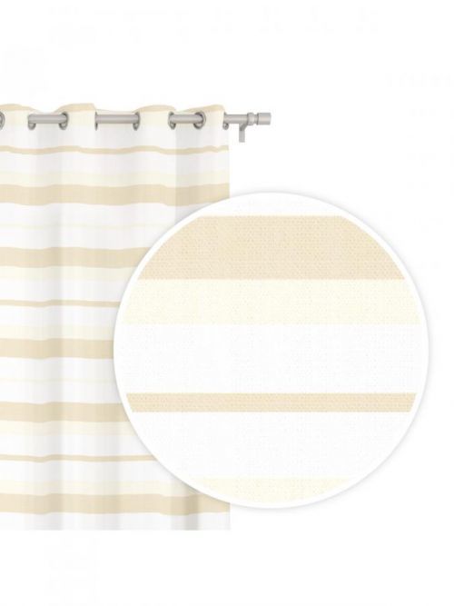 SIIN závěs 140x250 Quiust krémová A482