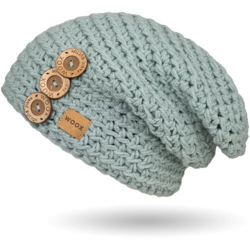 Woox unisex čepice Sea Button Beanie světle modrá 2110902_8596464010904