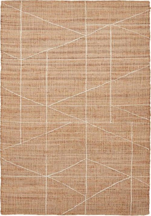 Jutový koberec Think Rugs Bazaar Lines, 120 x 170 cm