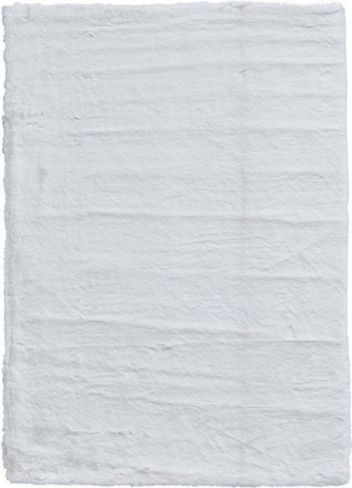 Bílý koberec Think Rugs Teddy, 60 x 120 cm
