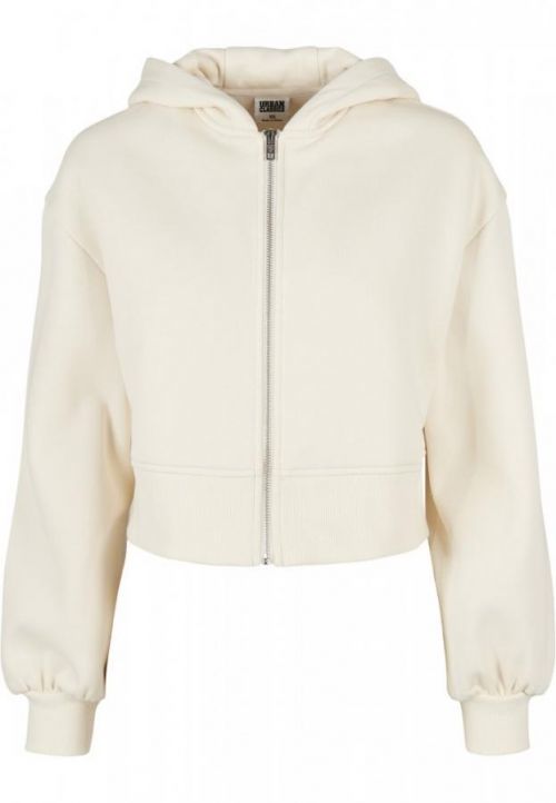 Ladies Short Oversized Zip Jacket - whitesand 3XL