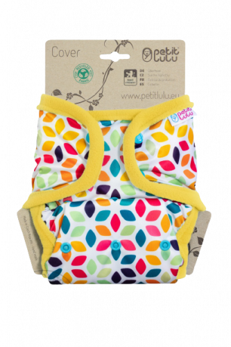 Petit Lulu Květinové kostky Svrchní kalhotky s kapsami patentky