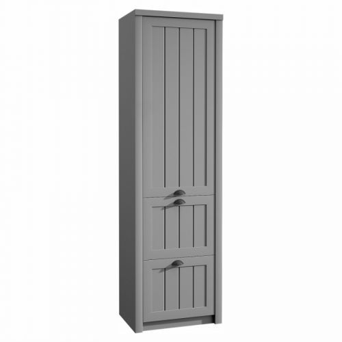 Tempo Kondela Věšáková skříň PROVANCE S1D2S, šedá