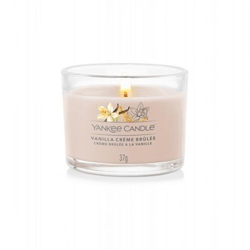 Yankee Candle Votivní svíčka ve skle Vanilla Creme Brulee 37 g