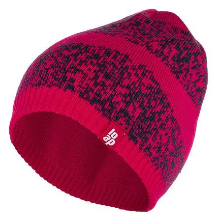 Loap ZODIE dětská zimní čepice modrá | růžová, 46-48