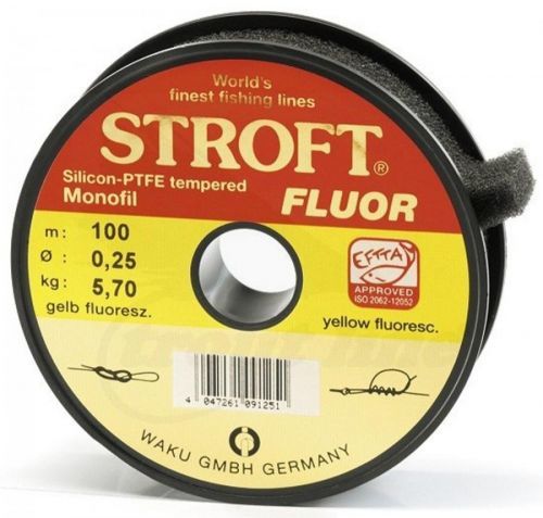 Stroft Vlasec Color Yellow-fluoro 100m - 0,12mm 1,8kg