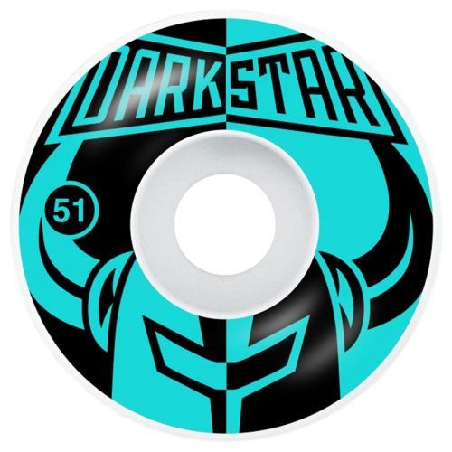 kolečka DARKSTAR - Divide Wheels Black/Aqua (BLACK-AQUA) velikost: 51MM