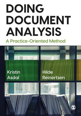 Doing Document Analysis - A Practice-Oriented Method (Asdal Kristin)(Paperback / softback)