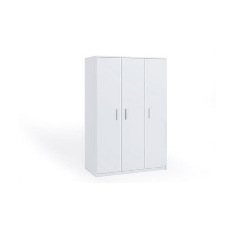 GIB Šatní skříň BOKO 3D, bílá 135x202,5x65 Bílá