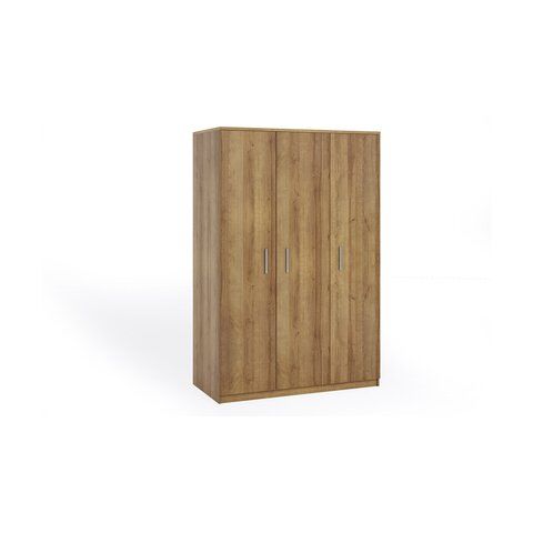 GIB Šatní skříň BOKO 3D, dub zlatý 135x202,5x65 Dub zlatý