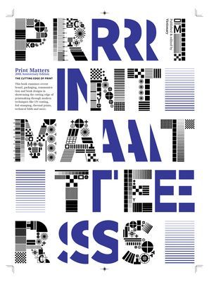PRINT MATTERS: 20th Anniversary Edition - The Cutting Edge of Print (Victionary)(Paperback / softback)