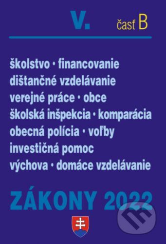 Zákony 2022 V/B - Poradca s.r.o.