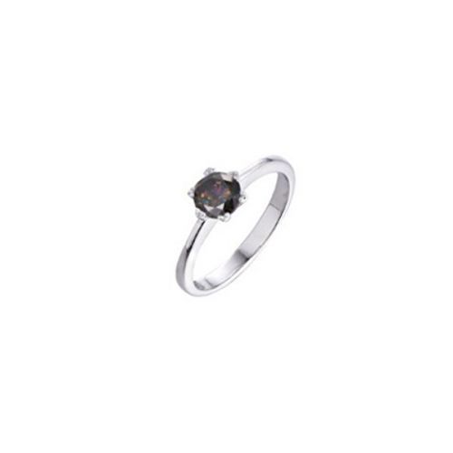 Brilio Silver Elegantní stříbrný prsten s topazem Mystic Stone SR05733B 50 mm