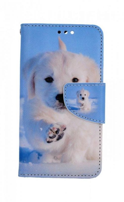 Pouzdro TopQ iPhone 13 mini knížkové Štěňátko 66425