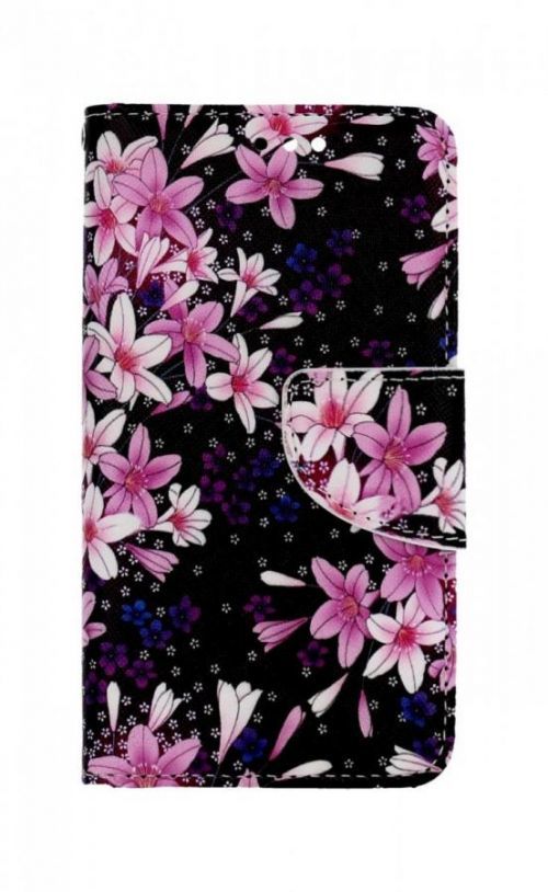 Pouzdro TopQ iPhone 13 mini knížkové Lilie 66387