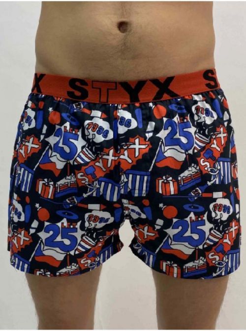 Pánské trenky Styx art sportovní guma 25 let (B1454) XL, trenýrky