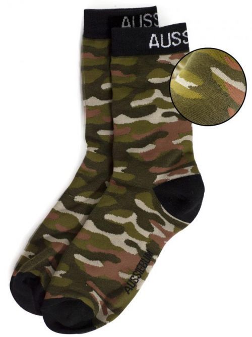AussieBum SKLADEM ★ Ponožky AussieBum Barva: Zelená, Velikost: Univerzální velikost