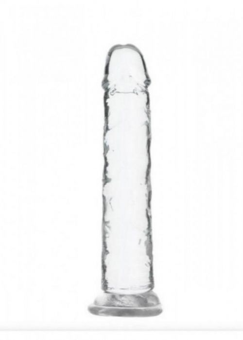 Crystal Addiction - Transparent Dildo - 18 cm