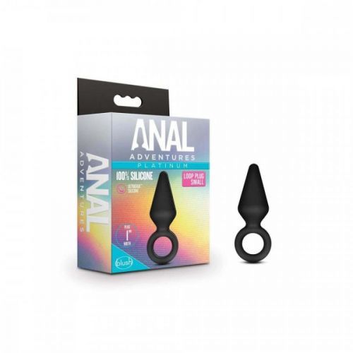 Anal Adventures Platinum - Silicone Anal Plug - Small