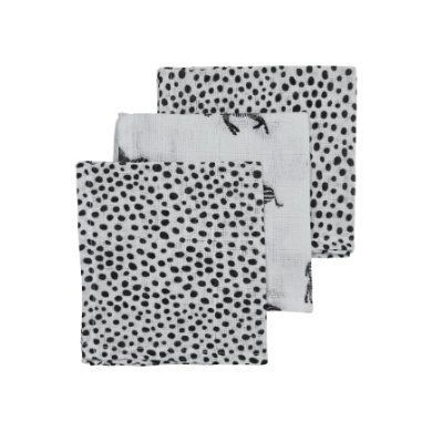 Meyco Ubrousky na odříhnutí v balení 3 kusů Zebra Animal/Cheetah 30 x 30 cm