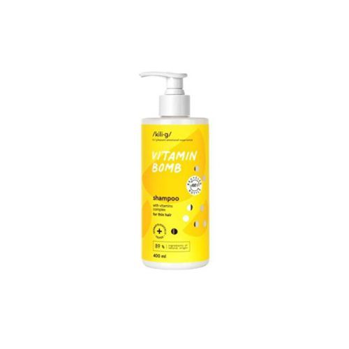 Kilig Posilující šampon pro jemné vlasy Vitamin Bomb (Hair Strengthening Shampoo) 400 ml