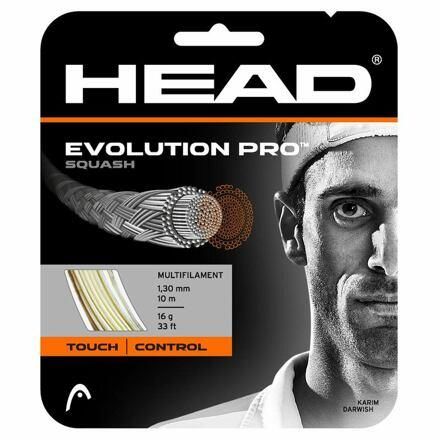 Head Evolution Pro squashový výplet 10 m bílá