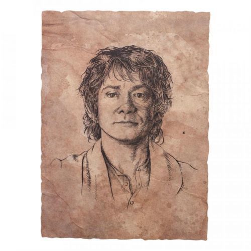 Weta | The Hobbit - Art Print Portrait of Bilbo Baggins 21 x 28 cm