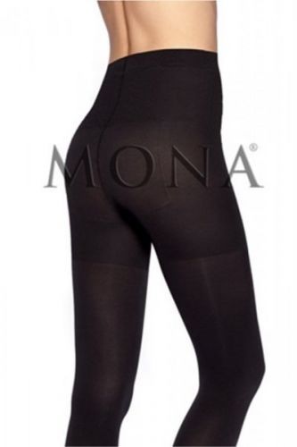 Mona 100 den Micro Push Up Punčochové kalhoty 2 grafitová (tmavě šedá)