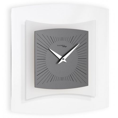IncantesimoDesign Designové nástěnné hodiny I059AN smoke grey IncantesimoDesign 35cm