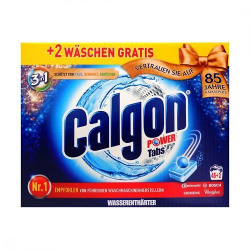 CALGON POWER TABS Odvápňovací tablety do pračky 45+2ks
