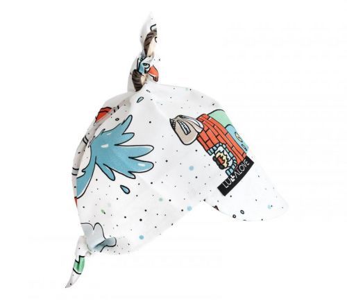 Lullalove Bavlněný šátek na hlavu - Ježek