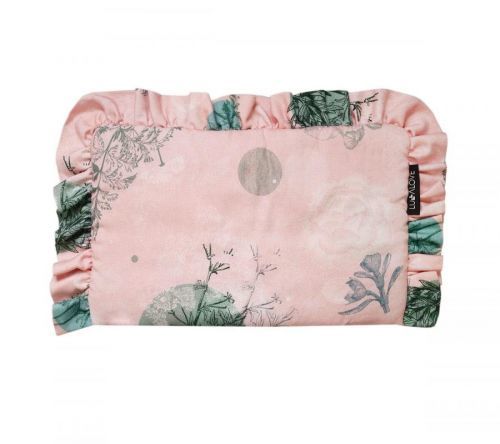 Lullalove Bambusový polštářek s volánky - Rose Garden