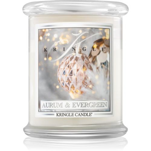 Kringle Candle Aurum & Evergreen vonná svíčka 411 g