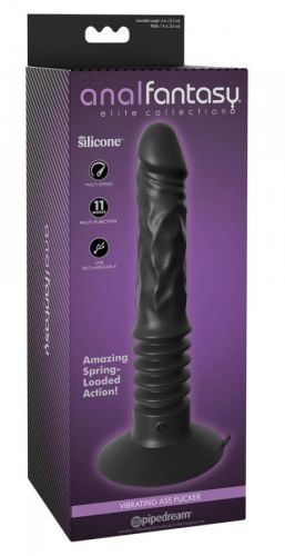 Analfantasy Ass Fucker - Cordless Anal Dildo (Black)