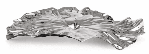 Dekorační mísa Lotus Alessi 45 cm stříbrná
