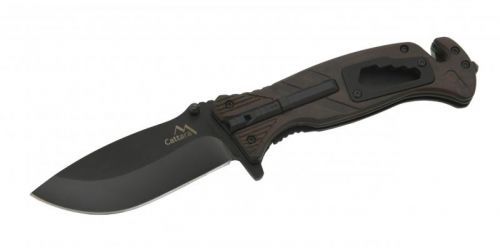 Cattara Nůž zavírací BLACK BLADE s pojistkou 21,7cm