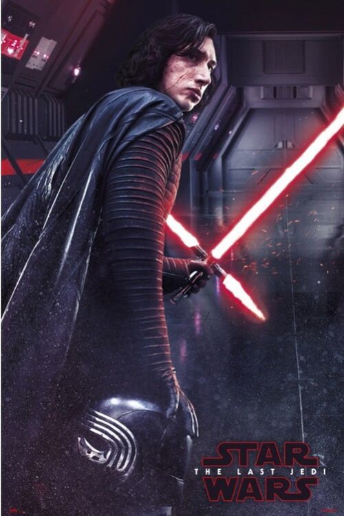 GRUPO ERIK Plakát, Obraz - Star Wars VIII: Last of the Jedi - Kylo Ren, (61 x 91.5 cm)