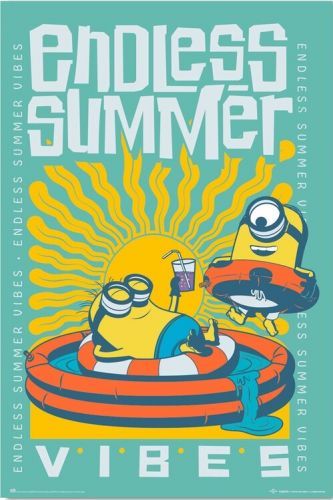 GRUPO ERIK Plakát, Obraz - Minions - Endless Summer Vibes, (61 x 91.5 cm)